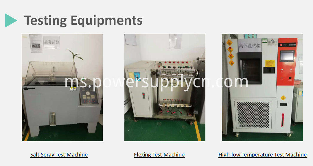 Peralatan Ujian Testing Equipments